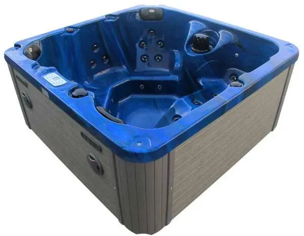 DM-San Duschmeister Outdoorpool Sano 173 Whirlpool blau.. - Whirlpools