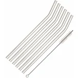 Westmark Trinkhalme 'glas' gebogen 6er-set