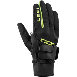Leki PRC Shark Skihandschuhe Schwarz/Gelb 9,5