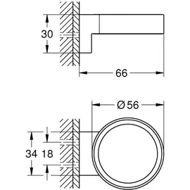 Grohe Selection Halter für Seifenspender & Glas 41027GN0