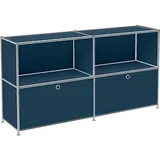 Viasit System4 Aktenschrank 152,9 x 40,4 x 80,7 cm violettblau