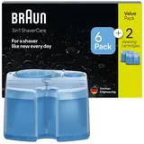 Braun Elektrorasierer Reinigungslösung »3-in-1 ShaverCare Reinigungskartuschen«, reinigt 10x besser als Wasser, mit Zitrusduft, bunt