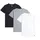G-Star T-Shirt, 3er Pack - COVE, Rundhals, einfarbig Schwarz/Grau/Weiß XL