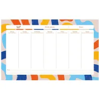 Quo Vadis - Schreibtischunterlage für immerwährende Blätter – mehrsprachig – Ikonisch – Gelb – 16,5 x 26,5 cm – Papier Clairefontaine weiß – hergestellt in Frankreich