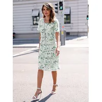 Witt Weiden Etuikleid Druck-Kleid Weiß/Eucalyptus 40