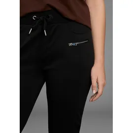 Bruno Banani Jerseyhose figurbetonte Passform schwarz 40