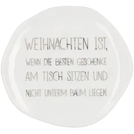 r√§der design Teller "Weihnachten ist", klein