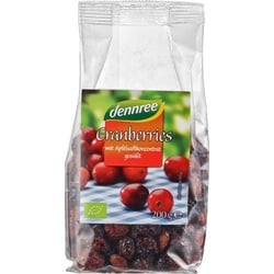 dennree Cranberries mit Apfelsaftkonzentrat gesüßt bio 200g