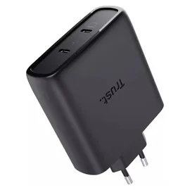 Trust Maxo USB-C-GaN-Ladegerät 100 W mit 2 Anschlüssen
