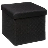 5five simply smart Sitzhocker mit Stauraum in schwarz - Gr.: onesize