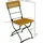 DEGAMO München Biergartenstuhl 40 x 57,5 x 85 cm grün/braun klappbar 2 St.