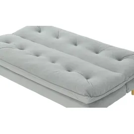 Möbel Kraft Schlafcouch Stoff 2-Sitzer Grau