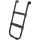 Songmics Trampolinleiter schwarz 76 cm
