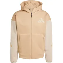 adidas Z.N.E. Full-Zip Kapuzensweatshirt Herren Beige S