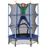 Homcom Kindertrampolin Stahl, Kunststoff,