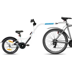 Fahrradanhänger Kinder Tandemanhänger Nachläufer Trailerbike 18 Zoll 5-10 Jahre EINHEITSGRÖSSE