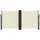 furnicato Seitenmarkise 120 x 600 cm Creme Polyester