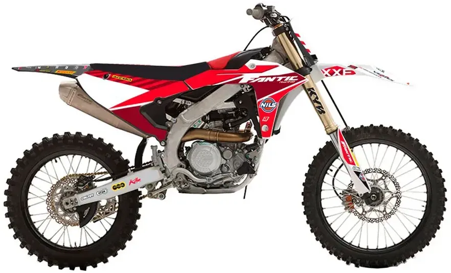 Blackbird Racing Factory Grafik Ktm Factory/xxf 2025 Aufkleber - Red / Grey - One Size
