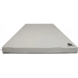 JEFlex Turnmatte klappbar 210 x 100 x 8 cm GRAU/SCHWARZ Weichbodenmatte - Weiß