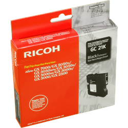 Ricoh/NRG Gel Cartridge 405532  GC-21K  schwarz OEM