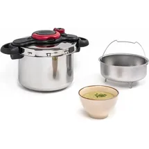 Tefal Clipso Minut Easy 9 l chrom glänzend