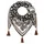 Zwillingsherz "Geometric Paisley", schwarz - one size - Einheitsgröße