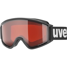 Uvex g.gl 3000 LGL - Skibrille für Damen und Herren - konstrastverstärkend beschlagfreies Sichtfeld - black/lasergold lite-rose - one size