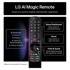 LG OLED42C54LA 42" 4K OLED evo AI Smart TV C5