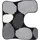 KLEINE WOLKE Badteppich 70 x 120 Stone