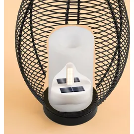 esotec Solarleuchte Dekoleuchte Laternen CHIARA 2er-Set wetterfest METALL 102218