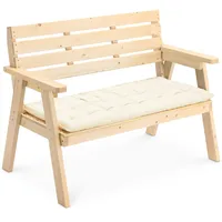 JEMIDI 120x40cm Bankauflage Sitzkissen Bank Auflage Kissen Polsterauflage
