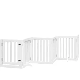 vidaXL Treppenschutzgitter 6-tlg. 300 cm Weiß