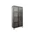 Massivmoebel24 Vitrine Mango 90 x 40 x 190 cm Grau