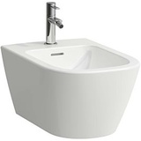 Laufen Meda Wandbidet H8301104003021 36x54cm, verdeckte Befestigung, mit Überlauf, mit Hahnloch, weiß mit LCC