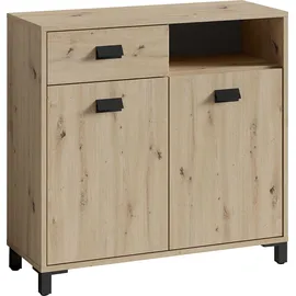 byLIVING Wellness Badkommode 80,5 x 77,5 x 31 cm Braun/Beige