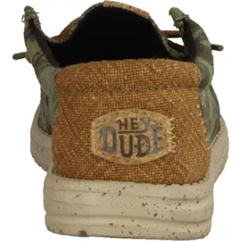 HEYDUDE Wally Palm Jute Herren Burnt Olive/Ginger Brown 43