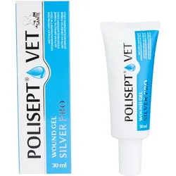 JM SANTE Polisept Vet Wound Gel Silver Pro-Gel-Verband für Hunde und Katzen 30ml