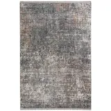 ASTRA Teppich Sarezzo grau gemustert 80 x 150 cm Kunstfaser mit Baumwollrückseit...