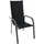 Greemotion Grenada Stapelstuhl 59,5 x 68 x 111,5 cm grau/schwarz