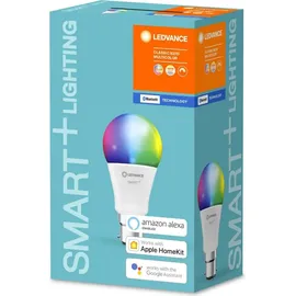 LEDVANCE LED Smart+ Birne 10W = 60W B22d matt 800lm RGBW 2700K-6500K Dimmbar App Google Alexa Apple HomeKit