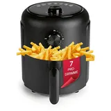 GOURMETmaxx Heißluftfritteuse 2,3 l schwarz