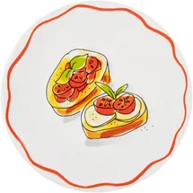 Blond Amsterdam Bruschetta Teller 18 cm Mehrfarbig