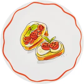 Blond Amsterdam Bruschetta Teller 18 cm Mehrfarbig