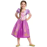 Disguise Prinzessin-Kostüm Rapunzel Kostüm für Kinder Disney pink-lila rosa 104/116 (4-6 Jahre)