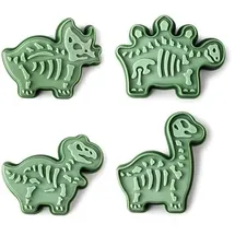 Ibili 692600 Ausstecher, Dinosauriermarker, Kunststoff, 4 Stück