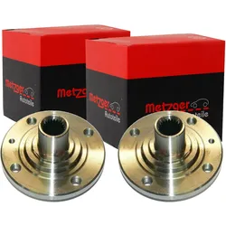2x Metzger Radnabe Vorne Beidseitig Passend Für Vw Caddy Golf Jetta Scirocco: Radnabe Vag: 175407615 Aic: 50134 Birth: 3120 Febi Bilstein: 06655 Gsp: