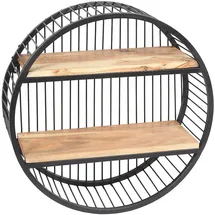Ambiente Haus Wandregal Urban 60 x 0 x 60 cm Schwarz