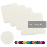 heimtexland Sitzkissen 35 x 35 cm weiß 4-tlg.