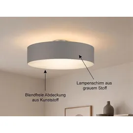 meineWunschleuchte Calma 1 E14 rund braun-grau
