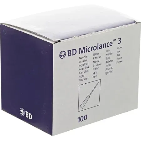 BD Microlance 3 Kanülen 25G 1“ RB 0,5x25mm Orange 100 Stück